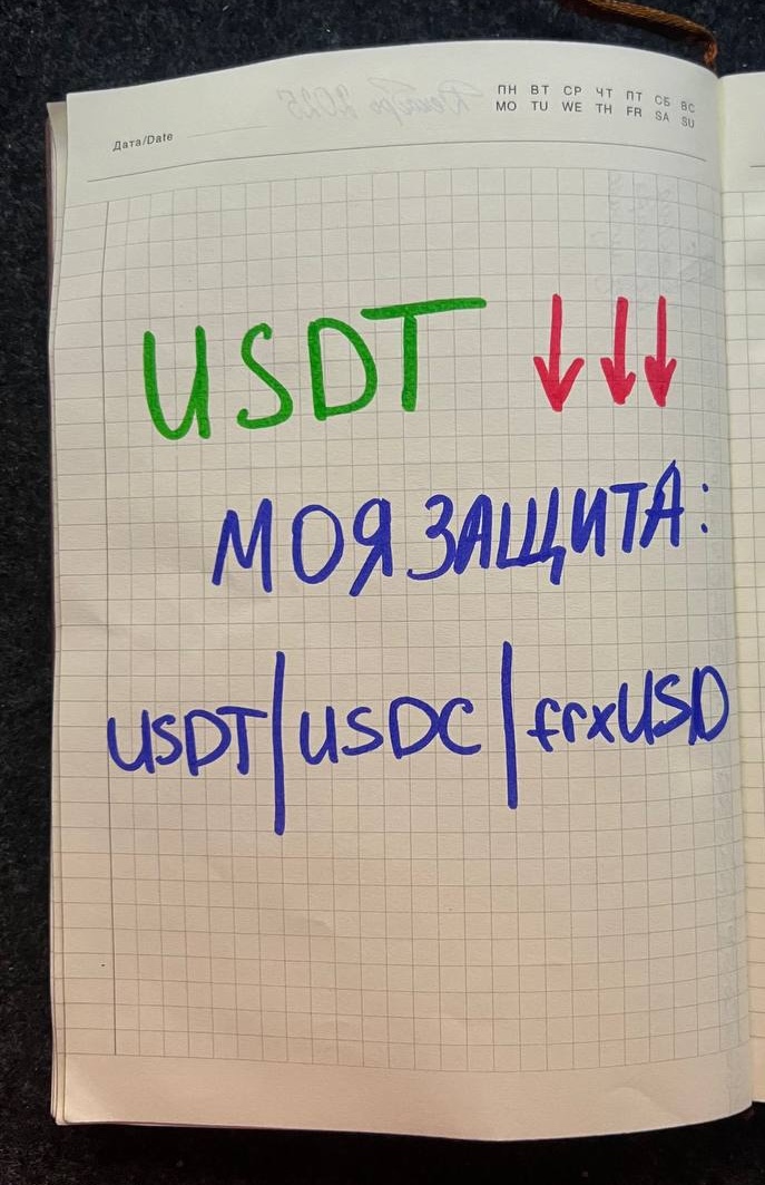 USDT может рухнуть? Где я храню свои крипто-доллары